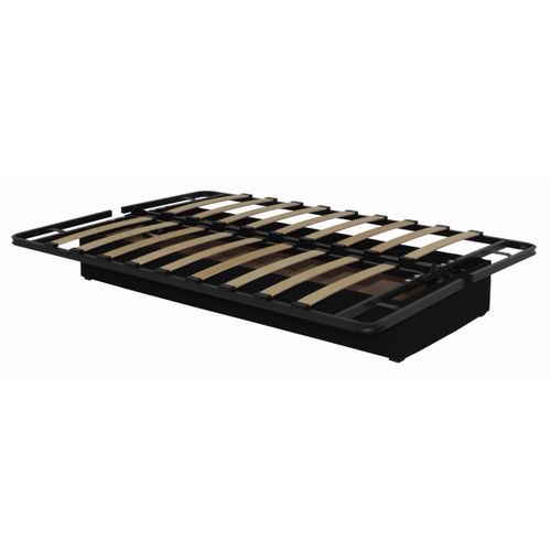 Banquette-lit clic-clac PORTO matrix noir vue accessoires