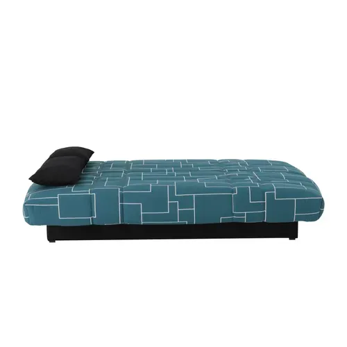 Banquette-lit clic-clac PORTO 125 x 190 matrix bleu foncé
