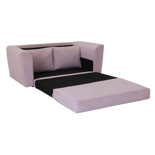 Canapé convertible 2 places TWILL tissu soro rose