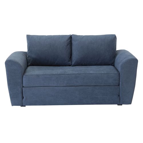 Canapé convertible 2 places TWILL tissu soro bleu