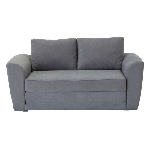 Canapé convertible 2 places TWILL tissu soro gris moyen