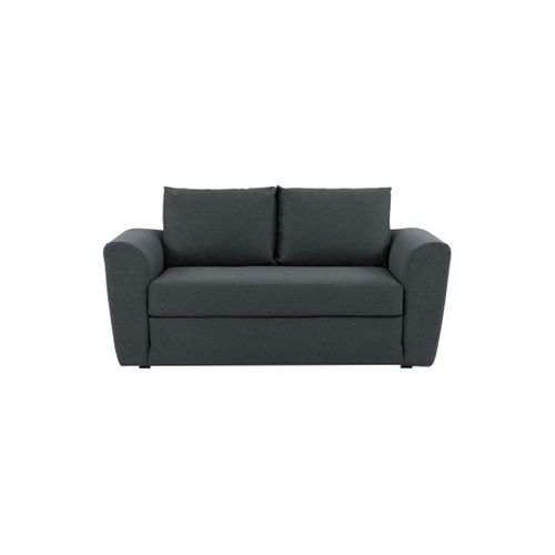 Canapé convertible 2 places TWILL II tissu anthracite