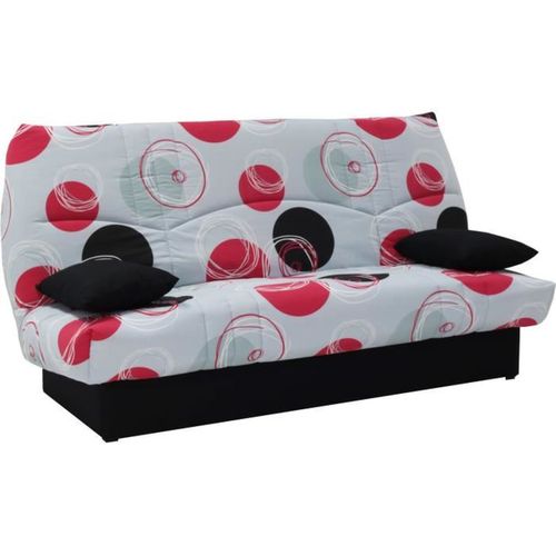 Clic Clac 3 Places Dream - Tissu 100% Coton Imprimé Planete - Couchage 125x190 Cm - L190 X P92 X H96