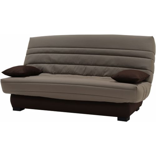 Banquette-lit clic-clac DALLAS tissu taupe