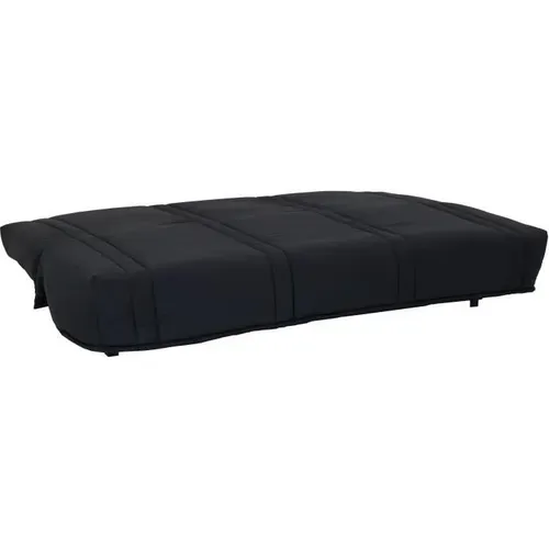 Banquette Clic Clac 3 Places - Tissu Noir - Style Contemporain - L 193 X P 92 Cm -
