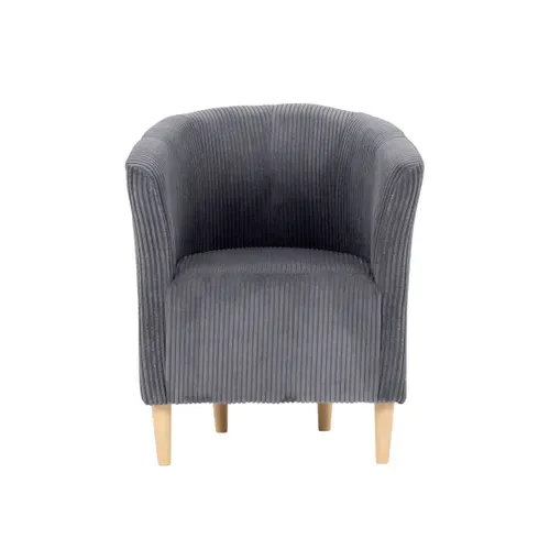 Fauteuil cabriolet MAUD II tissu lincoln gris foncé