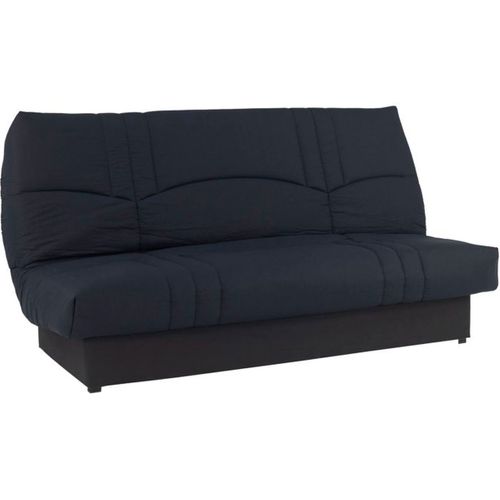 Banquette Convertible Clic-clac 3 Places 190x90x92 Cm Noir