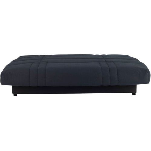 Banquette Convertible Clic-clac 3 Places 190x90x92 Cm Noir