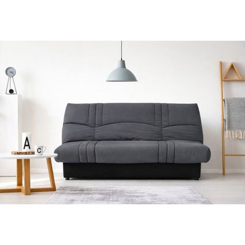 Canapé Clic-clac 3 Places Pixie Anthracite 190x90x92 Cm