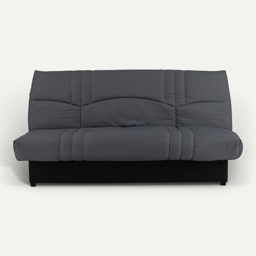 Canapé Clic-clac 3 Places Pixie Anthracite 190x90x92 Cm