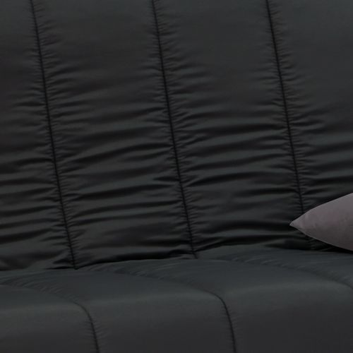 Banquette-lit clic-clac MAYA tissu Noir
