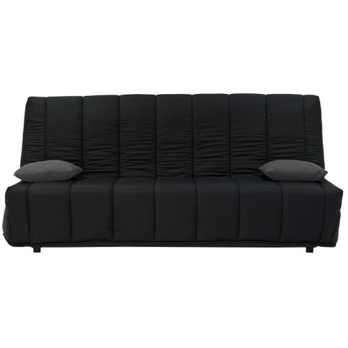 Banquette-lit clic-clac MAYA tissu Noir