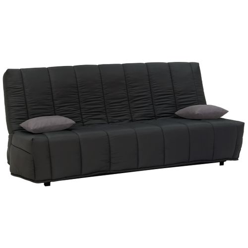 Banquette-lit clic-clac MAYA tissu Noir