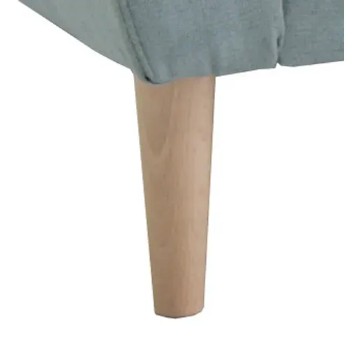 Canapé d'angle méridienne réversible ADRYAN II tissu soro vert vue accessoires