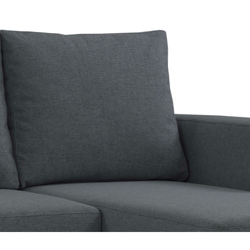 Canapé d'angle réversible ELTON Tissu anthracite