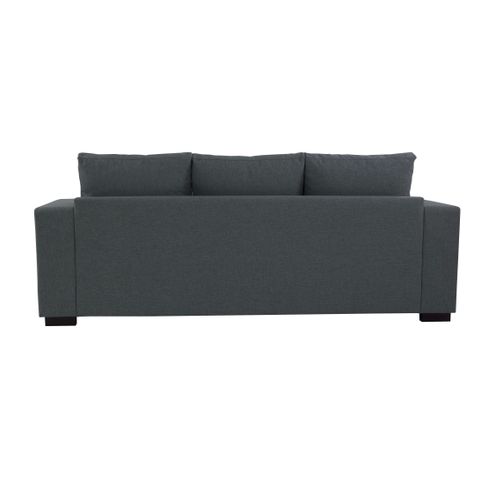 Canapé d'angle réversible ELTON Tissu anthracite