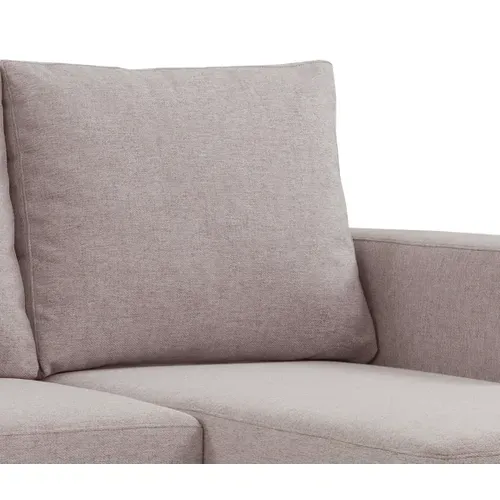 Canapé d'angle réversible ELTON Tissu beige vue détaillée