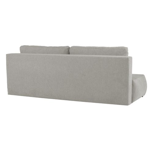 Banquette-lit ESMEE tissu beige vue de derrière