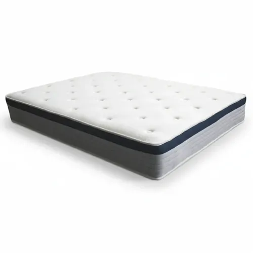 Ensemble matelas hybride 140x190 cm ép. 28 cm avec couette et 2 oreillers RIVER