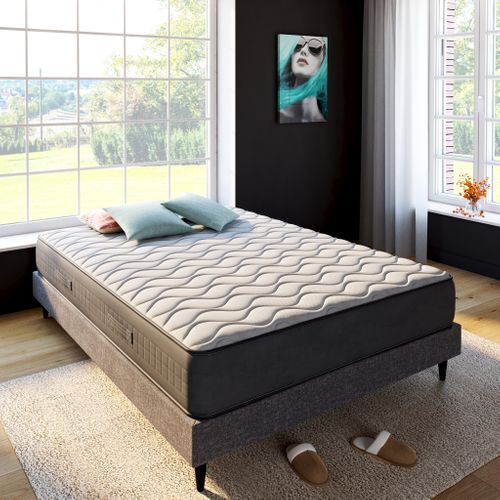 Matelas ressorts 140x190 cm avec mémoire de forme FARO ép.26 cm