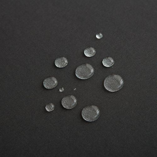 Chemin De Table Imperméable, Texture Lin, Lavable En Machine, Style Moderne,noir,30 X 140 Cm