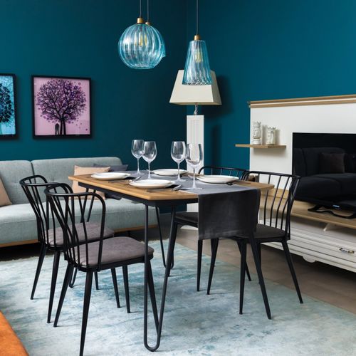 Chemin De Table En Lin,imperméable,réversible,lavable En Machine,noir,40x160cm