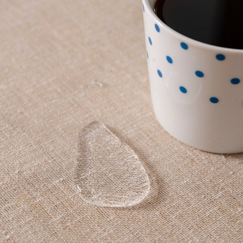 Chemin De Table En Lin,imperméable,réversible,lavable En Machine,beige,40x160cm