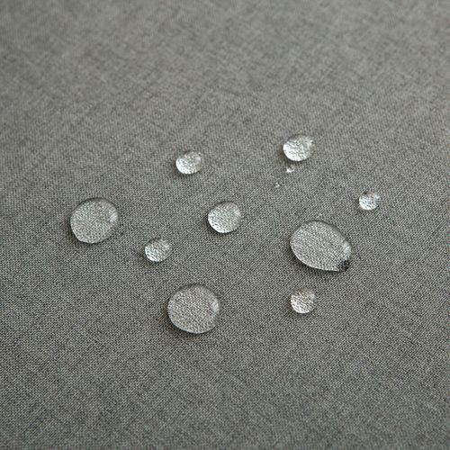 Chemin De Table En Lin, Imperméable, Réversible, Lavable En Machine, Gris Foncé, 30 X 120 Cm
