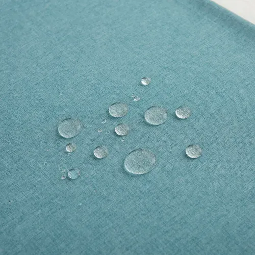 Chemin De Table En Lin, Imperméable, Réversible, Lavable En Machine,bleu, 30 X 120 Cm