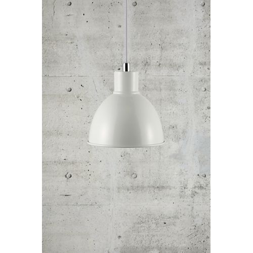 Suspension Pop  Métal Blanc, H.20 - Ip20 - E27 / Intérieur
