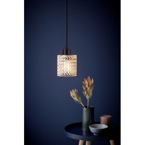 Suspension Hollywood Verrerie Ambre, H.17.7 - Ip20 - E27 / Intérieur