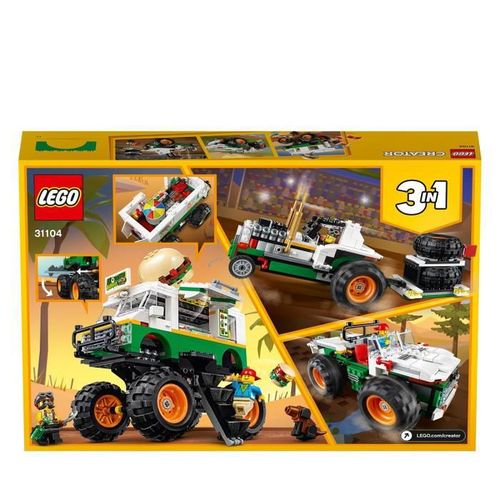 Creator 31104 Le Monster Truck A Hamburgers