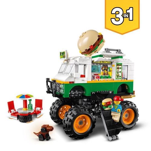 Creator 31104 Le Monster Truck A Hamburgers