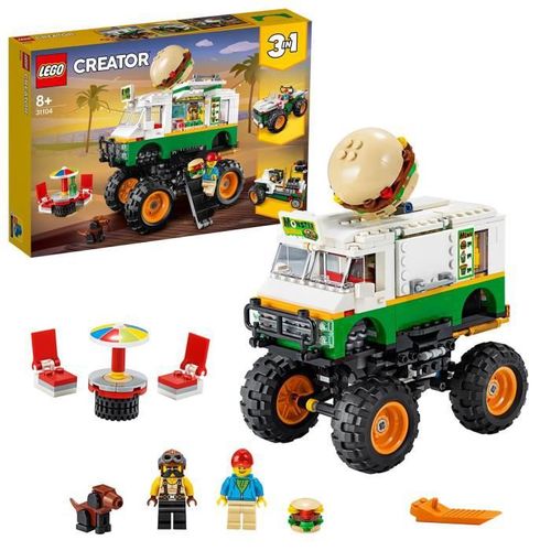 Creator 31104 Le Monster Truck A Hamburgers