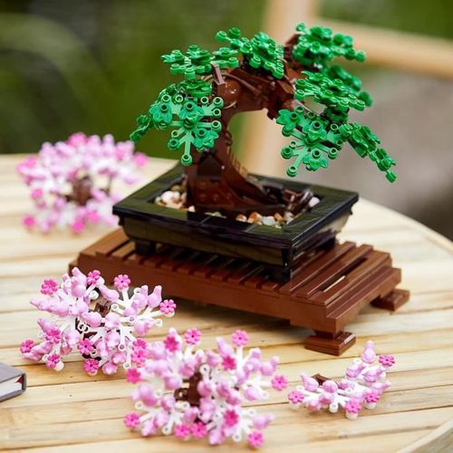 Creator Expert 10281 Bonsai Loisir Créatif Pour Adultes, Kit De Décoration Botanique Diy