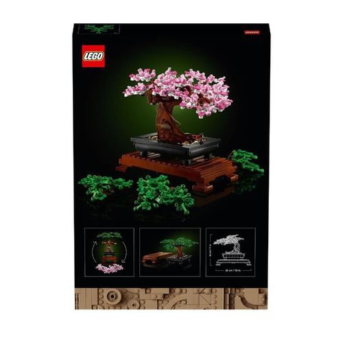 Creator Expert 10281 Bonsai Loisir Créatif Pour Adultes, Kit De Décoration Botanique Diy