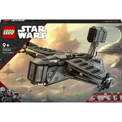 Star Wars 75323 Le Justifier, Jouet De Vaisseau Spatial, Construire, Figurine De Droide