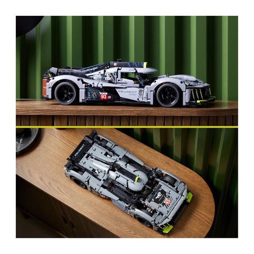 Technic 42156 Peugeot 9x8 24h Le Mans Hybrid Hypercar, Maquette De Voiture De Course