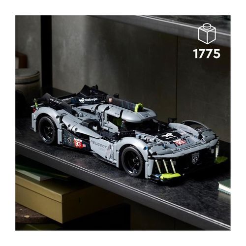Technic 42156 Peugeot 9x8 24h Le Mans Hybrid Hypercar, Maquette De Voiture De Course