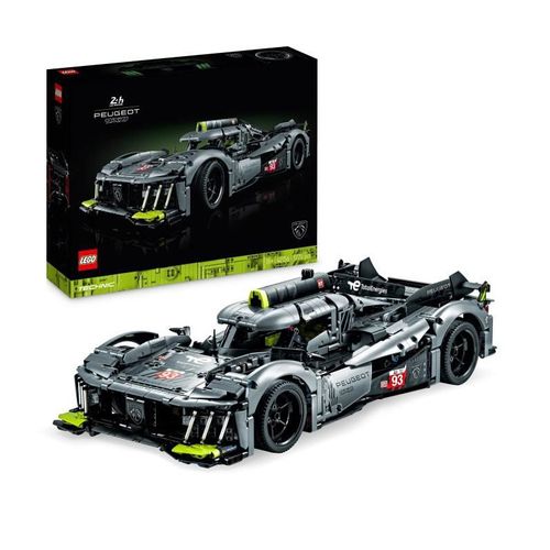 Technic 42156 Peugeot 9x8 24h Le Mans Hybrid Hypercar, Maquette De Voiture De Course