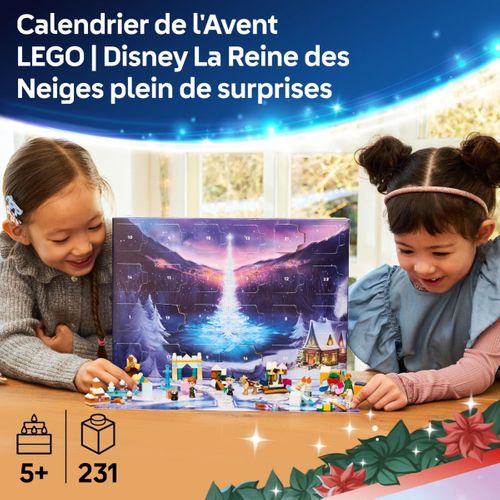Calendrier De L’avent Disney Frozen 231 Pièces, Jeu De Construction