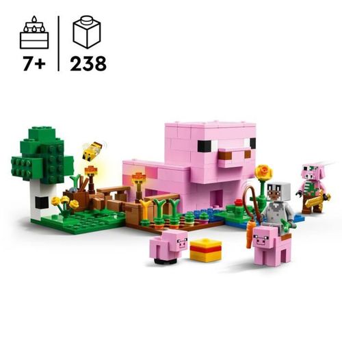 Maison De Porcelet, Biôme Forêt Lego Minecraft 21268, 238 Pièces