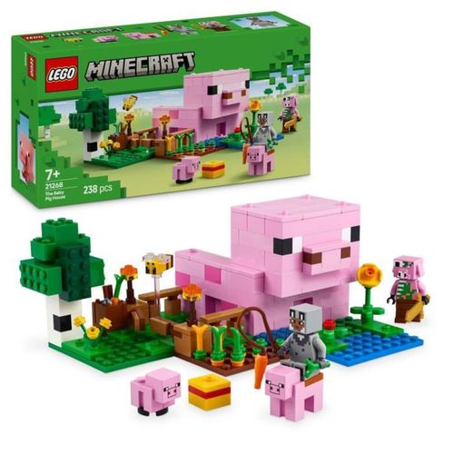 Maison De Porcelet, Biôme Forêt Lego Minecraft 21268, 238 Pièces