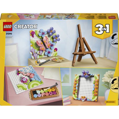 Lego Creator 3-en-1 31390 Tableau Floral, 348 Pièces