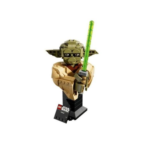 Buste Lego Star Wars De Maître Yoda À Exposer Sur Socle