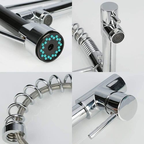 Robinet Cuisine Extractible 2 Jets Mitigeur Cuisine Avec 2 Modes Froid Et Chaud Disponible Chrome
