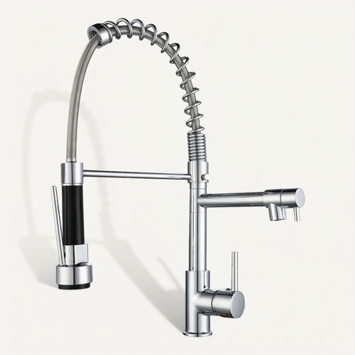 Robinet Cuisine Extractible 2 Jets Mitigeur Cuisine Avec 2 Modes Froid Et Chaud Disponible Chrome