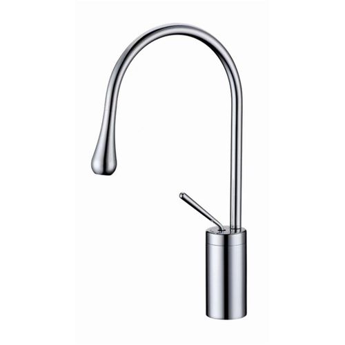 Robinet Lavabo Moderne Mitigeur Monocommande Pour Salle De Bain Cuisine Avec Tuyau G3/8" Chrome