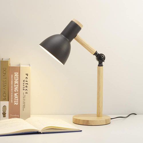 Lampe De Bureau Nordique E27 Lampe De Chevet Décoration Lampe De Table Noir