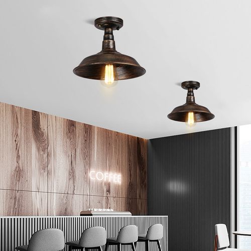 Lampe Suspendue Westinghouse Vintage Industriel – Nickel Mat, E27, Hauteur Réglable